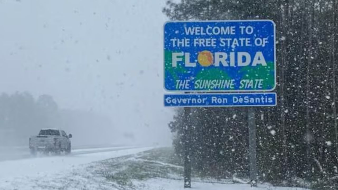 Florida Sees Rare Snowfall Again as Winter Weather Reaches the Sunshine State for Second Straight Year