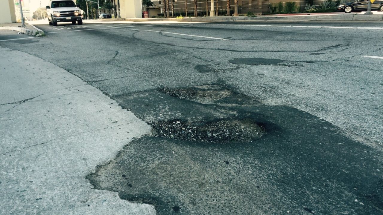 Post-Storm Potholes Damage Cars Across Los Angeles as Drivers Report Shredded Tires