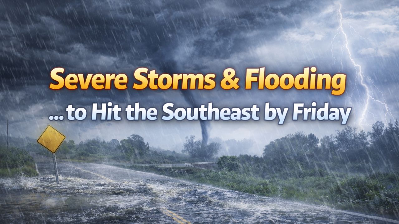 Severe Storms and Flooding Threat Return to Southeast as Powerful System Moves In