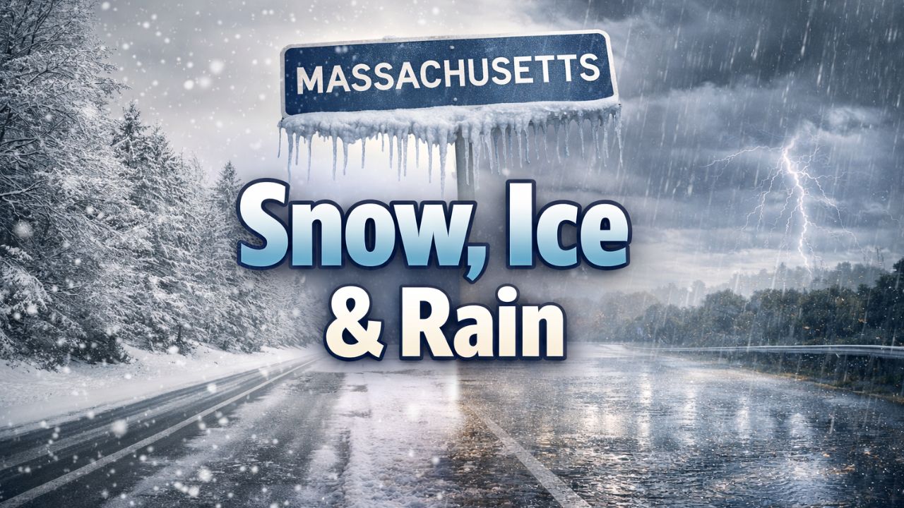 Snow, Ice, and Rain Ahead as Multiple Storm Systems Target Massachusetts This Week